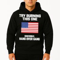 Tom Macdonald Try Burning This One Sincerely Hang Over Gang Hoodie