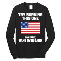 Tom Macdonald Try Burning This One Sincerely Hang Over Gang Long Sleeve Shirt