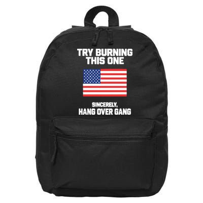 Tom Macdonald Try Burning This One Sincerely Hang Over Gang 16 in Basic Backpack