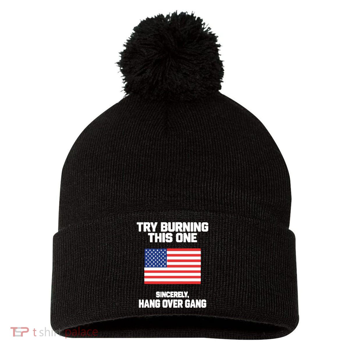 Tom Macdonald Try Burning This One Sincerely Hang Over Gang Pom Pom 12in Knit Beanie