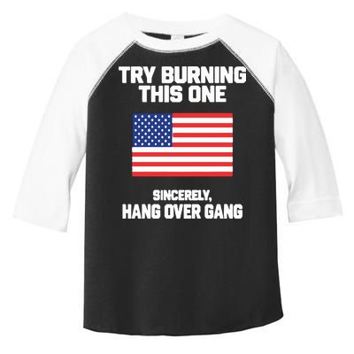 Tom Macdonald Try Burning This One Sincerely Hang Over Gang Toddler Fine Jersey T-Shirt