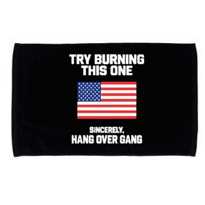 Tom Macdonald Try Burning This One Sincerely Hang Over Gang Microfiber Hand Towel