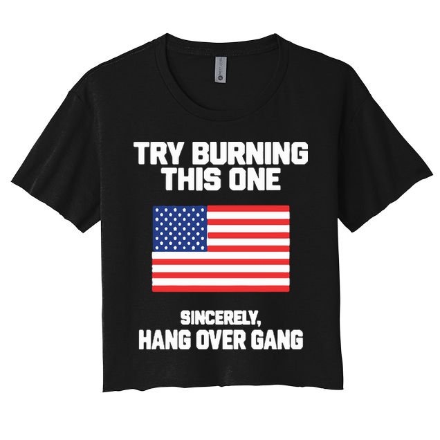 Tom Macdonald Try Burning This One Sincerely Hang Over Gang Crop Top