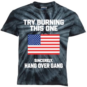 Tom Macdonald Try Burning This One Sincerely Hang Over Gang Kids Tie-Dye T-Shirt