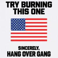 Tom Macdonald Try Burning This One Sincerely Hang Over Gang Garment-Dyed Sweatshirt