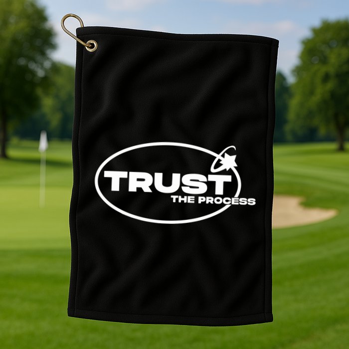Tallulah Metcalfe Trust The Process Golf Towel
