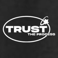 Tallulah Metcalfe Trust The Process Golf Towel