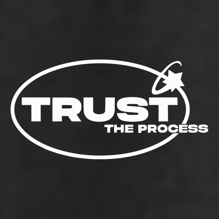 Tallulah Metcalfe Trust The Process Golf Towel