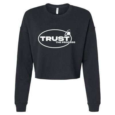 Tallulah Metcalfe Trust The Process Cropped Pullover Crew