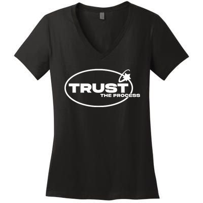 Tallulah Metcalfe Trust The Process Women's V-Neck T-Shirt