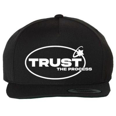 Tallulah Metcalfe Trust The Process Wool Snapback Cap