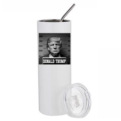 Trump Mugshot, Trump Mug Shot Stainless Steel Tumbler