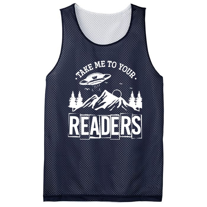 Take Me To Your Readers Bookworm Librarian Gift Reading Mesh Reversible Basketball Jersey Tank