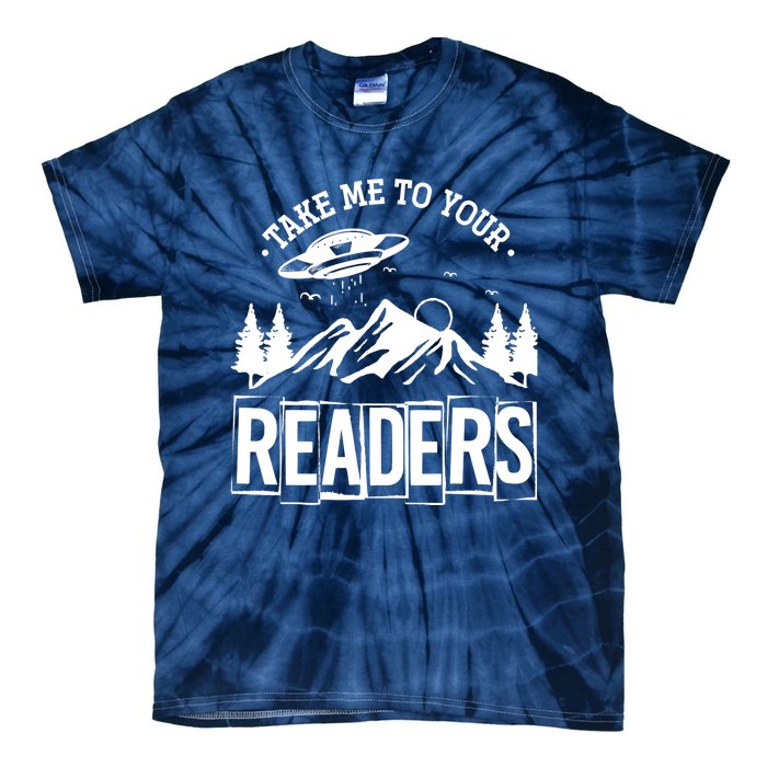 Take Me To Your Readers Bookworm Librarian Gift Reading Tie-Dye T-Shirt