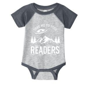 Take Me To Your Readers Bookworm Librarian Gift Reading Infant Baby Jersey Bodysuit