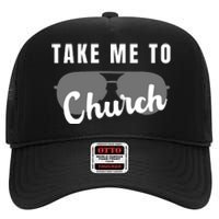 Take Me To Church High Crown Mesh Back Trucker Hat