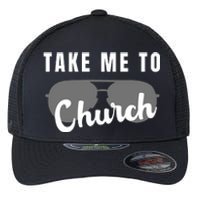 Take Me To Church Flexfit Unipanel Trucker Cap