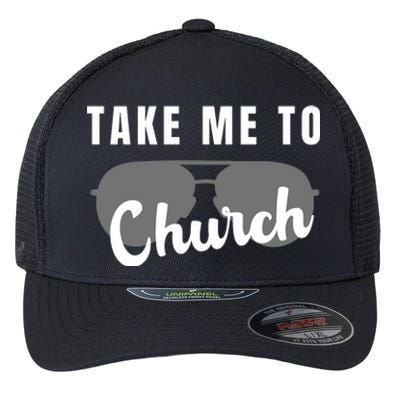 Take Me To Church Flexfit Unipanel Trucker Cap