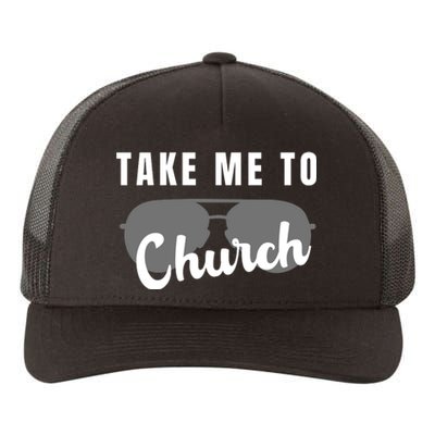 Take Me To Church Yupoong Adult 5-Panel Trucker Hat