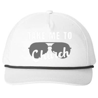 Take Me To Church Snapback Five-Panel Rope Hat