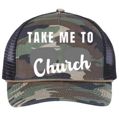 Take Me To Church Retro Rope Trucker Hat Cap