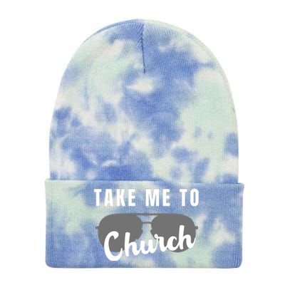 Take Me To Church Tie Dye 12in Knit Beanie