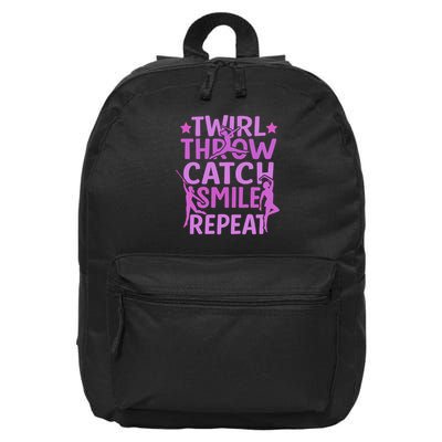 Twirler Majorettes Twirl Throw Catch Smile Baton Twirling 16 in Basic Backpack