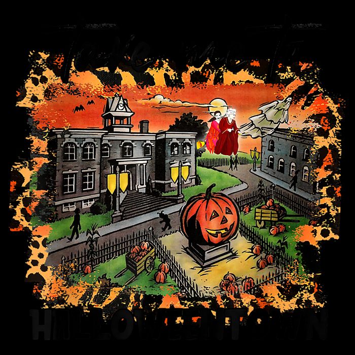 Take Me To Halloweentown & Chill Leopard Halloween Costume Gift Cooling Performance Crew T-Shirt