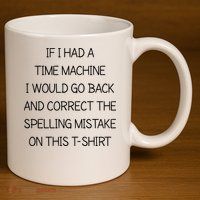 Time Machine 11oz C Handle Ceramic Mug