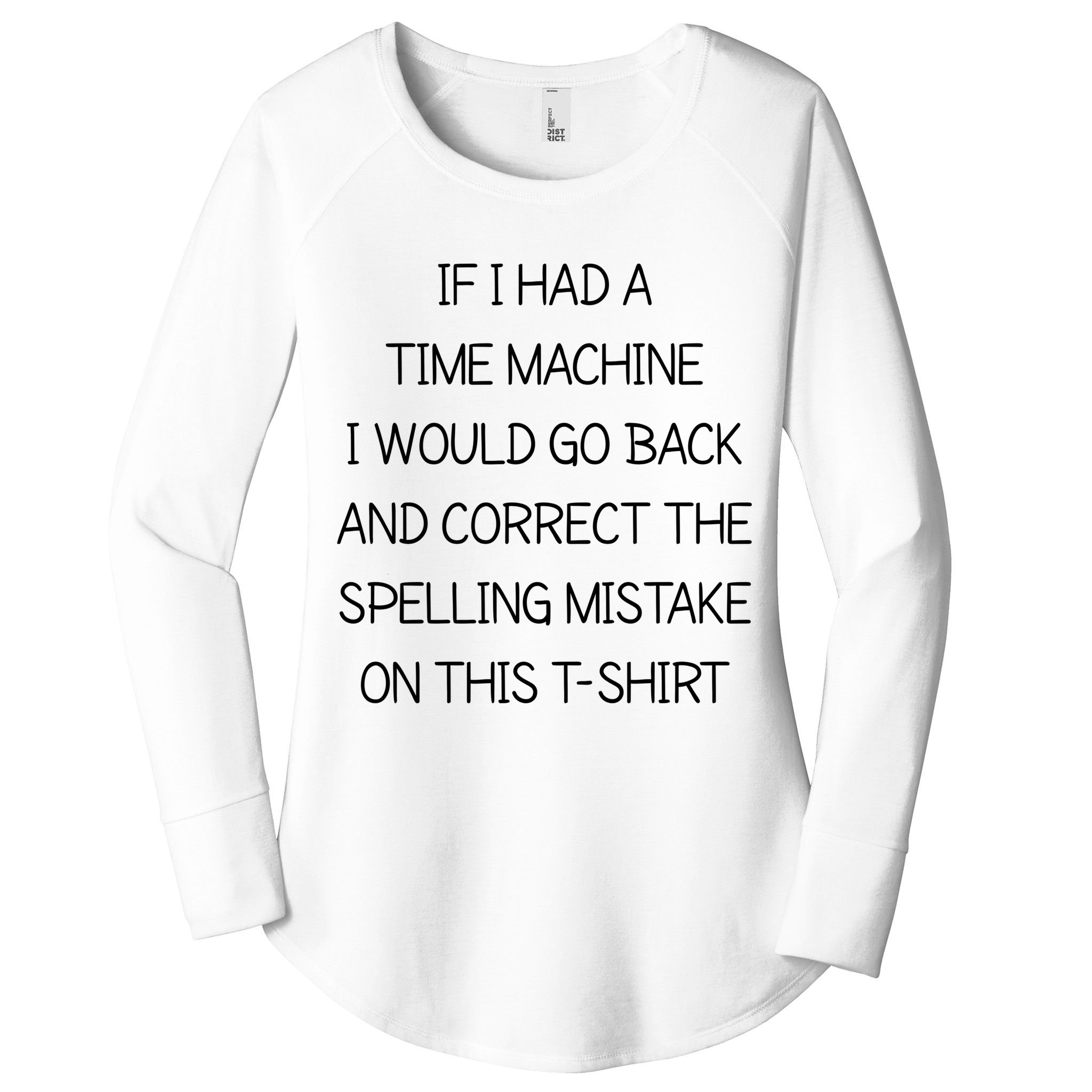 Time Machine Women's Perfect Tri Tunic Long Sleeve Shirt