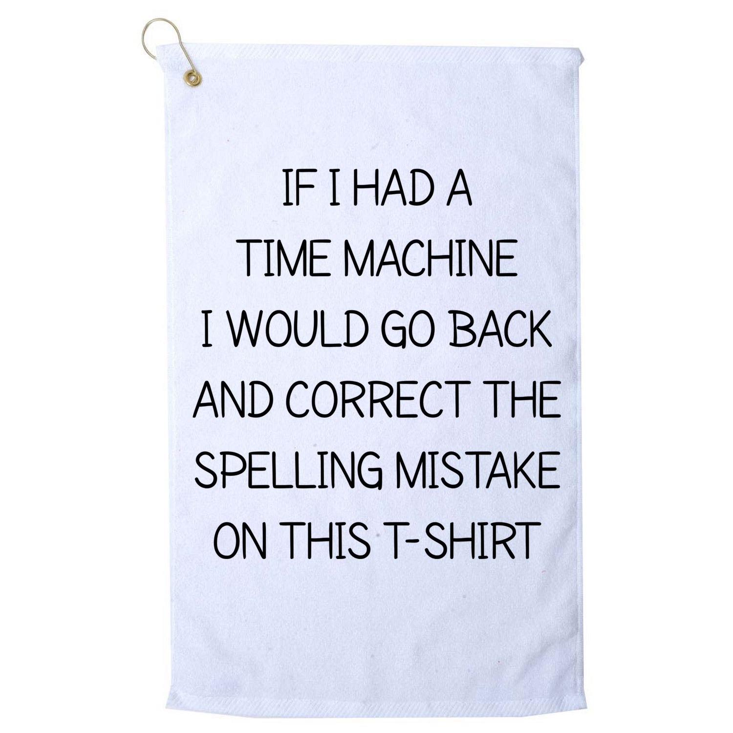 Time Machine Golf Towel