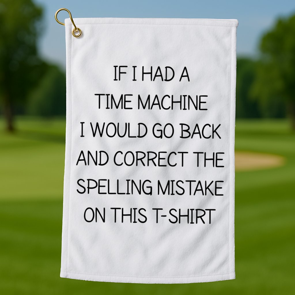 Time Machine Golf Towel
