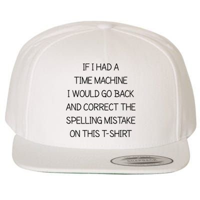 Time Machine Wool Snapback Cap