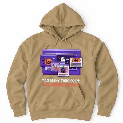 Too Many Tabs Open Adhd Awareness Halloween Hoodie