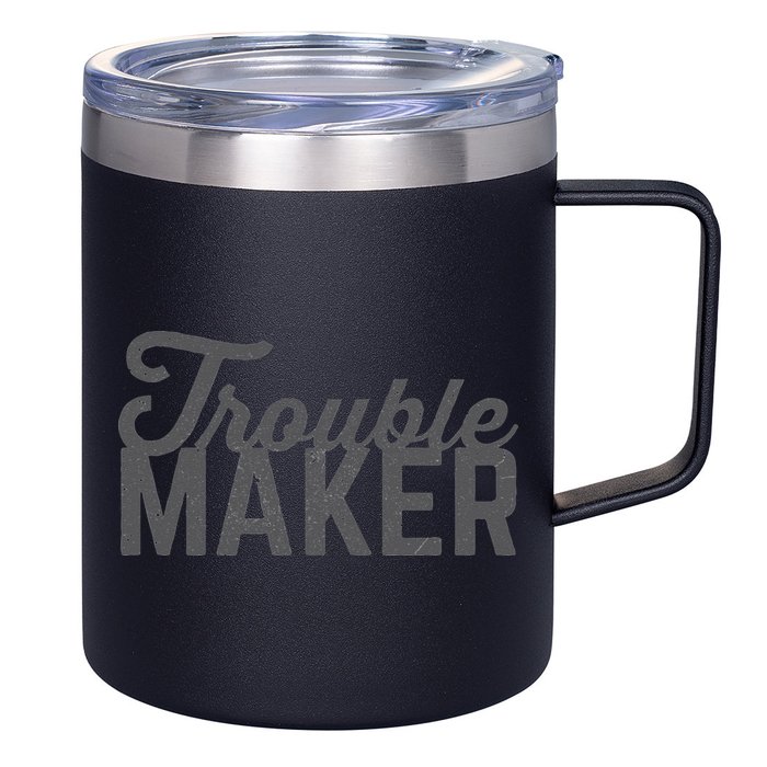 Trouble Maker 12oz Stainless Steel Coffee Mug