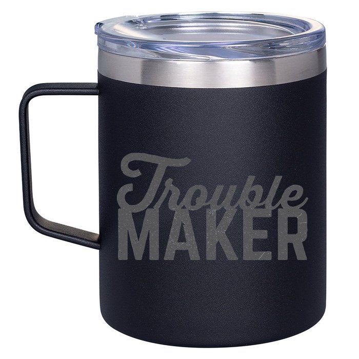 Trouble Maker 12oz Stainless Steel Coffee Mug