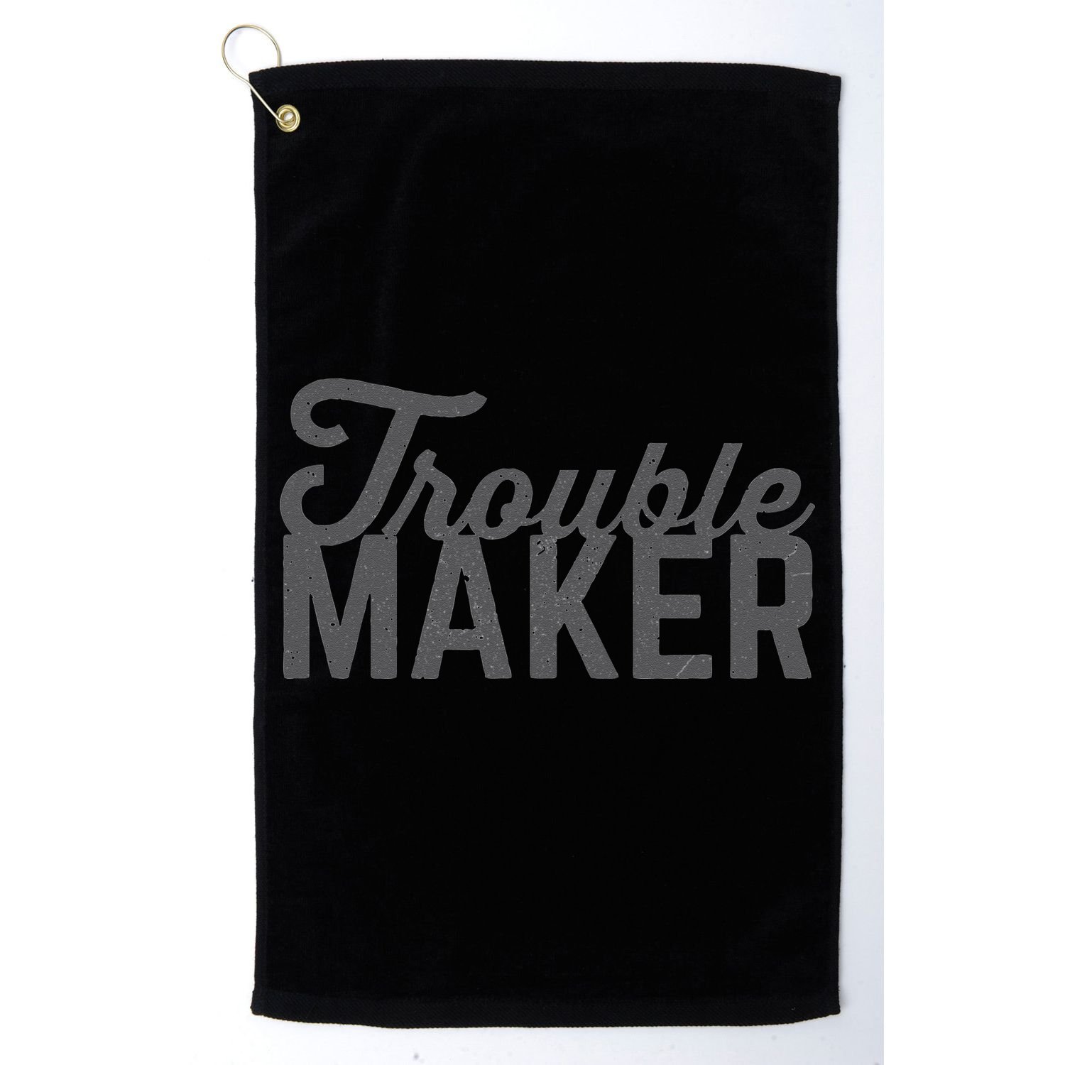 Trouble Maker Golf Towel