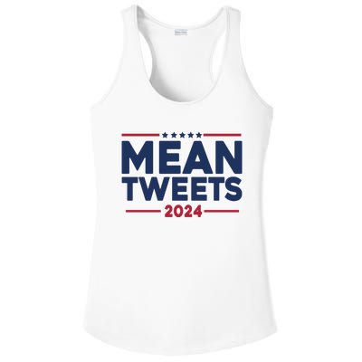 Trump Mean Tweets Vote 2024 Ladies PosiCharge Competitor Racerback Tank