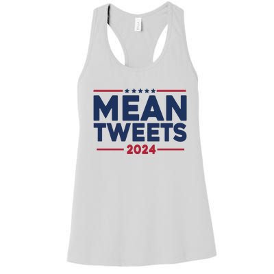 Trump Mean Tweets Vote 2024 Women's Racerback Tank