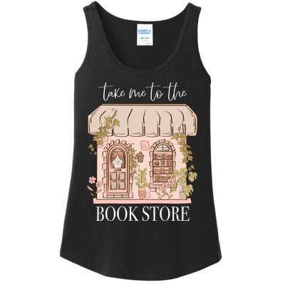 Take Me To The Book Store Ladies Essential Tank