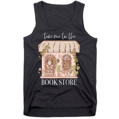 Take Me To The Book Store Tank Top