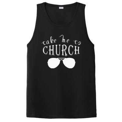 Take Me To The Church Christian Country Concert PosiCharge Competitor Tank