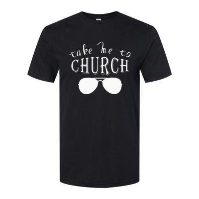 Take Me To The Church Christian Country Concert Softstyle® CVC T-Shirt