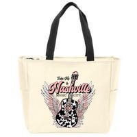 Take Me To Nashville Nashville Tennessee Zip Tote Bag