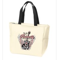 Take Me To Nashville Nashville Tennessee Zip Tote Bag