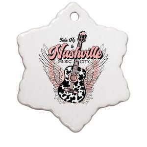 Take Me To Nashville Nashville Tennessee Ceramic Star Ornament