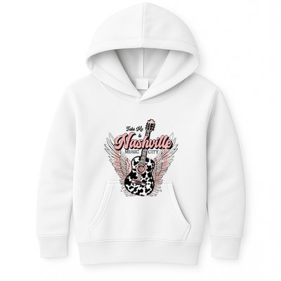 Take Me To Nashville Nashville Tennessee Kids Hoodie