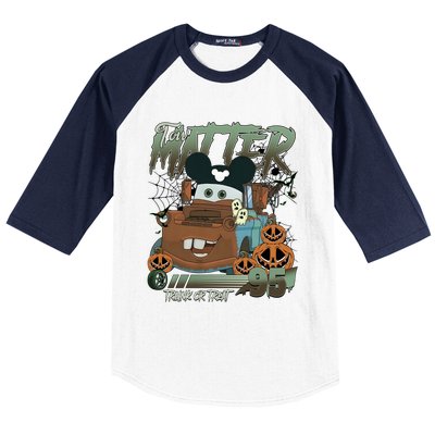 Tow Mater Trunk Or Treat Halloween Baseball Sleeve Shirt