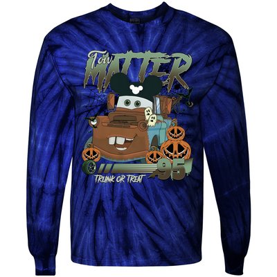 Tow Mater Trunk Or Treat Halloween Tie-Dye Long Sleeve Shirt