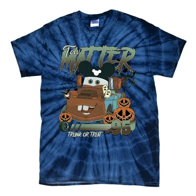 Tow Mater Trunk Or Treat Halloween Tie-Dye T-Shirt